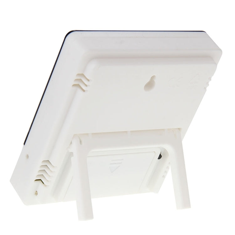 HTC-6 Digital Indoor Luminous Centigrade and Fahrenheit Thermometer & Hygrometer with Screen Display & Date & Clock