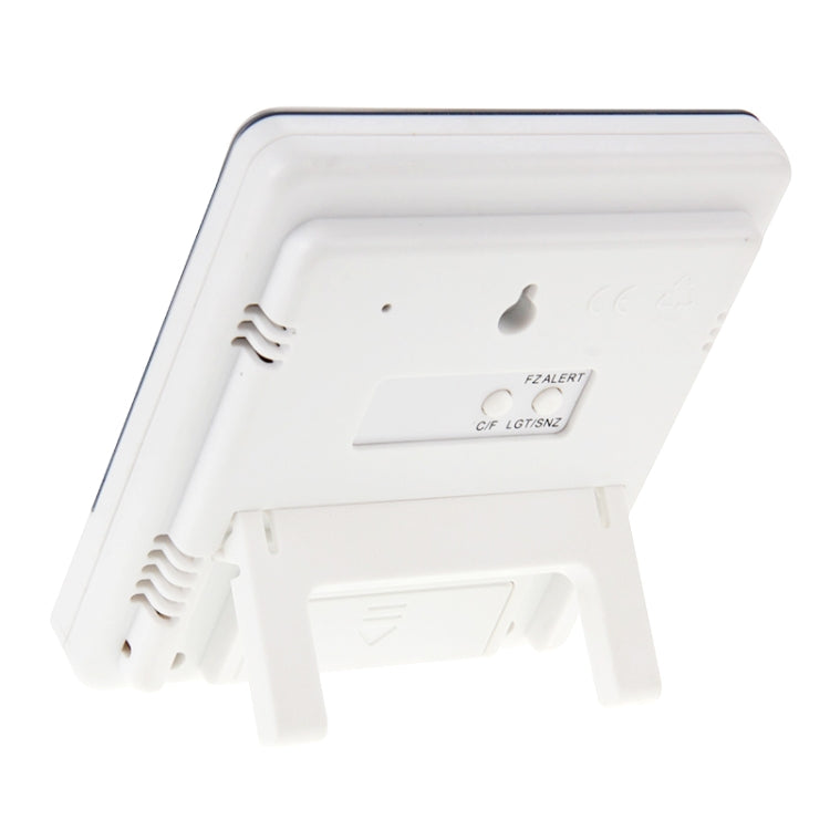 THC-08 Outdoor / Indoor LCD Digital Electronic Thermometer Hygrometer Alarm Clock(Grey)