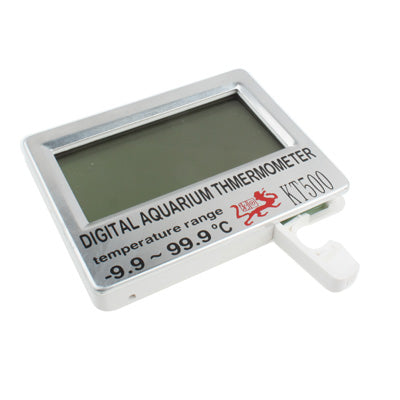 KT500 Digital Waterproof LCD Display Aquarium Thermometer, Random Color Delivery(Silver)