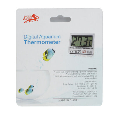 KT500 Digital Waterproof LCD Display Aquarium Thermometer, Random Color Delivery(Silver)