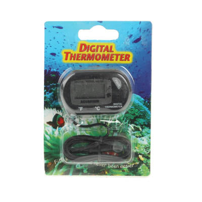 Digital Waterproof LCD Display Aquarium Thermometer(Black)