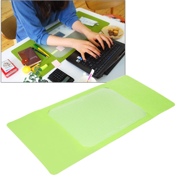 Multi-Functional Office / Home Desk Table Keyboard Mat(Green)