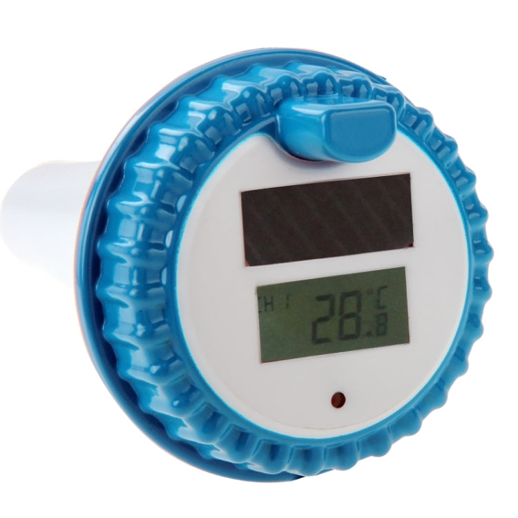 Wireless Indoor and Outdoor Solar Power Pool Thermometer with Alarm & Clock & Date