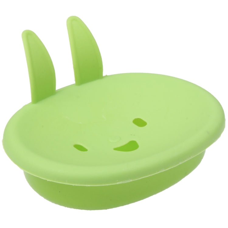 Lovely Rabbit Style Plastic Soap Boxes(Green)