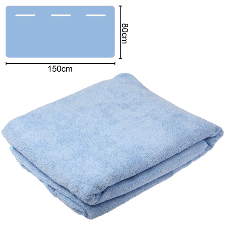 Magic Towel Bath Towel Clothes Beach Towel Dress for Adults, Size: 150 x 80cm(Blue)