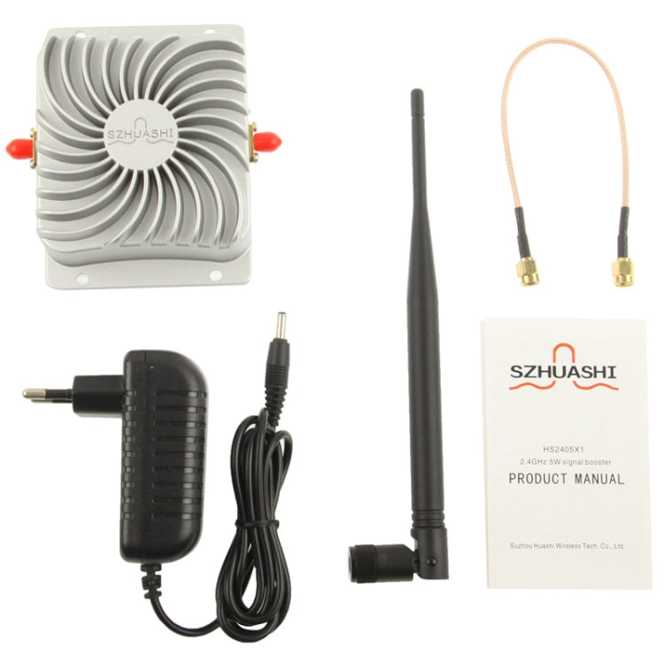 2.4 GHz Wifi Signal Boosters, 5W Wireless Broadband Amplifier, Receiving Gain: 10dB, Transmission Gain: 13dB (HS2405X1)
