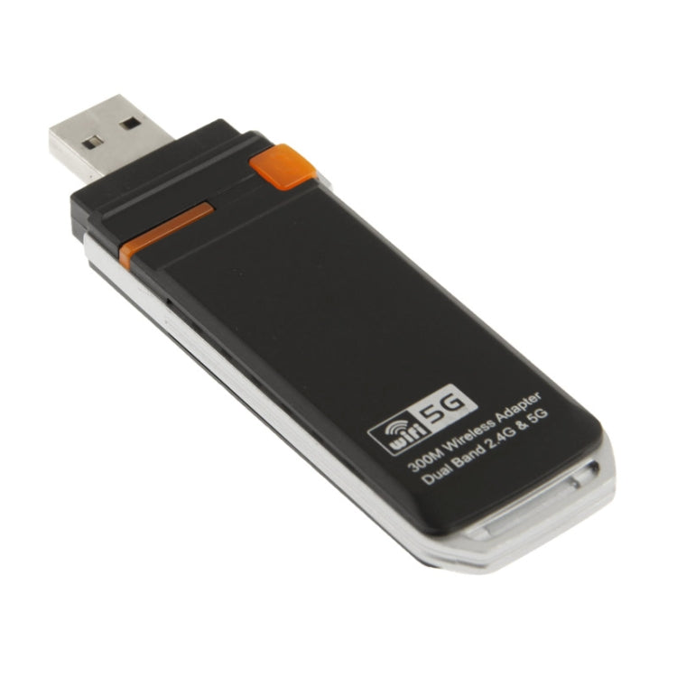 WS-WN688N5 300Mbs Dual Band 2.4G & 5G Wireless-N USB Adapter