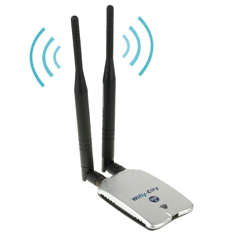 Wifly-City 30000G High-Power & High-Sensitivity 802.11b/g USB Wireless Adapter, Support Network Decoder(Grey)