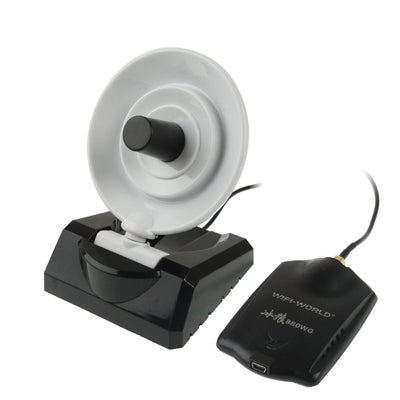 880WG 2.4GHz 8000mW 802.11b/g 54Mbps USB 2.0 Wireless WiFi Network Adapter, 58dBi Gain Antenna, Support Network Decoder