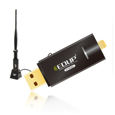 EDUP EP-MS8521 300Mbps High Definition TV Wireless 802.11N USB Network Card Adapter(Black)
