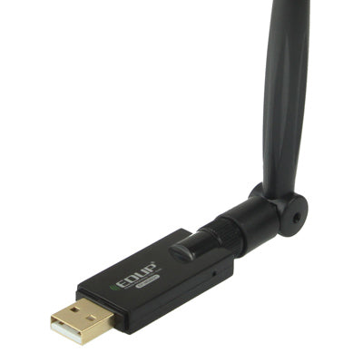 EDUP EP-MS8521 300Mbps High Definition TV Wireless 802.11N USB Network Card Adapter(Black)