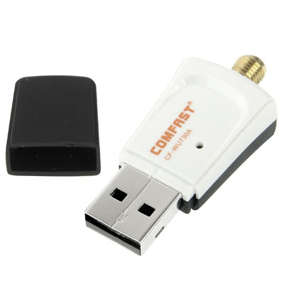 Comfast CF-WU730A 150Mbps Mini USB 802.11n/g/b Wireless WIFI Network Card LAN Adapter with Antenna(Black)