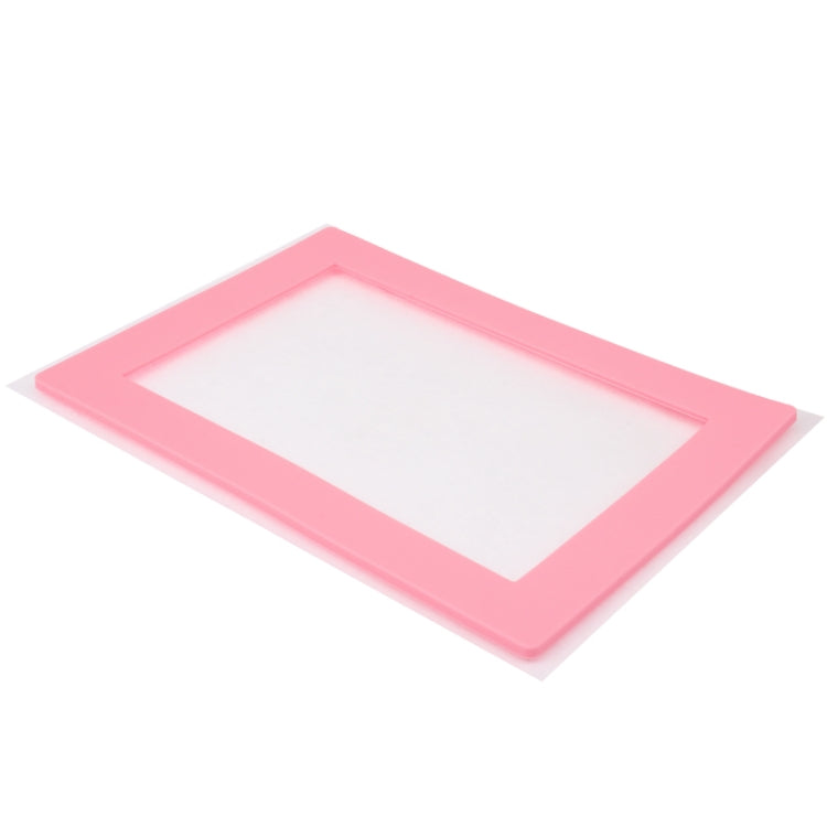 Amazing Adhesive Silicone Magic Photo Frame(Pink)