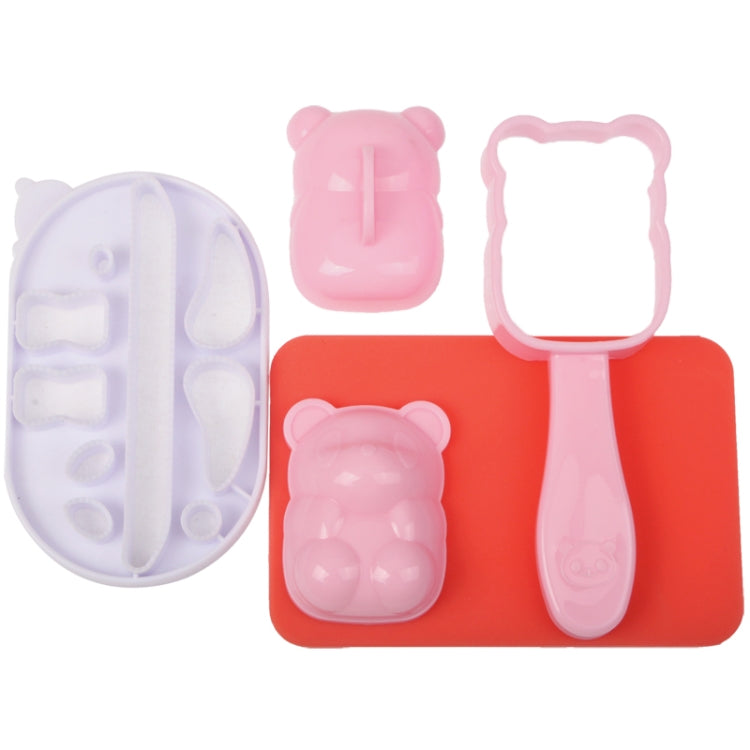 Lovely Panda Sushi Rice Mold Mould + Seaweed Cutter