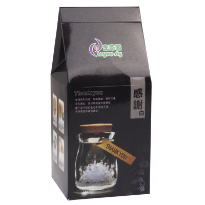 LED Lights Wishing Elves Planted Crystal Shine Wishing Bottles(White)