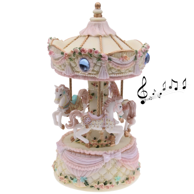 Romantic Merry-go-round Music Box