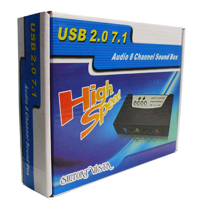 USB 2.0 7 in 1 Audio 8 Channel Sound Box