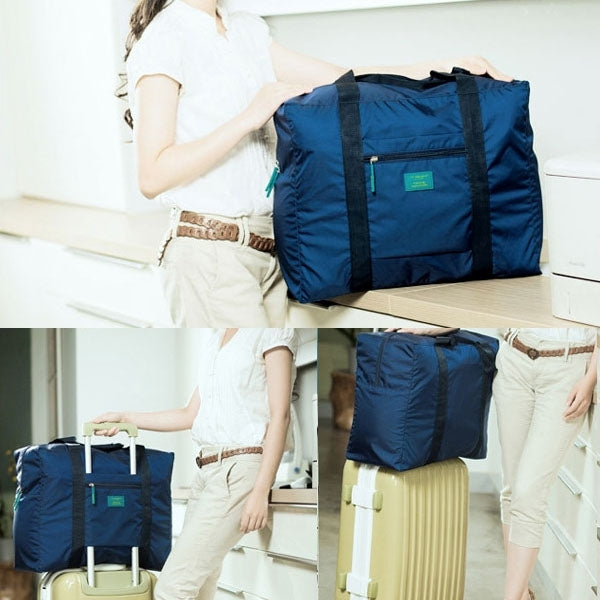 Fadish Multi-functional Portable Waterproof Large Capacity Nylon Foldable Pouch Storage Bag for Travel, Size: 46cm x 37cm x 22cm