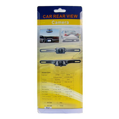 Car Rear View Camera with Night Vision, Viewing Angle: 90 degree(Black)