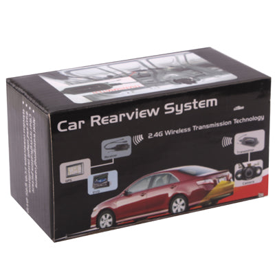 Waterproof Car Rearview System, Wide Angle: 120 Degree(Black)