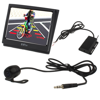 2.4GHz Wireless Car Rearview Day / Night Camera Kit, Night Vision Range: 4m(Black)