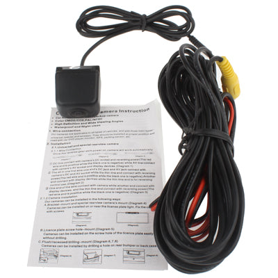 120 Degree Wide Angle Waterproof Car Rear View Camera (E360)(Black)