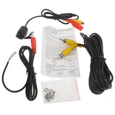 120 Degree Wide Angle Waterproof Car Rear View Camera (E306)(Black)