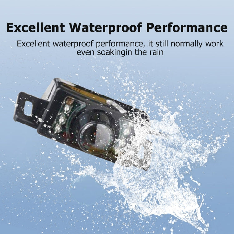 LED Sensor Car Rear View Camera, Support Color Lens/120 Degrees Viewable / Waterproof & Night Sensor function (E350)(Black)