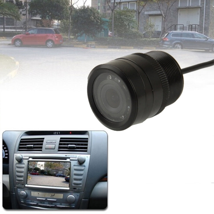 2.4G Wireless DVD Car Rear View Night Vision Reversing Backup Camera , Wide viewing angle: 120°(WX2837BS)(Black)