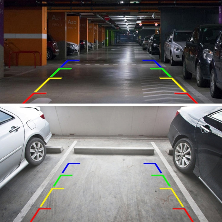 7 LED IR Infrared Waterproof Night Vision Rear View Camera for Car GPS, Wide viewing angle: 170 degree (DM320P)(Black)