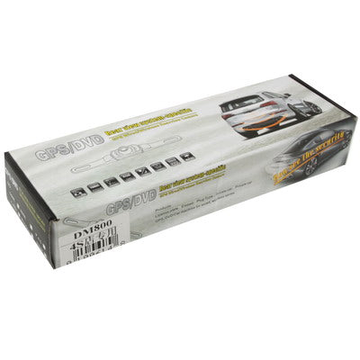 7 LED IR Infrared Waterproof Night Vision Rear View Camera for Car GPS, Wide viewing angle: 120 degree (DM800)(Black)