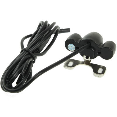 2 LED IR Infrared Waterproof Night Vision Rear View Camera for Car GPS, Wide viewing angle: 120 degree (DM808)(Black)