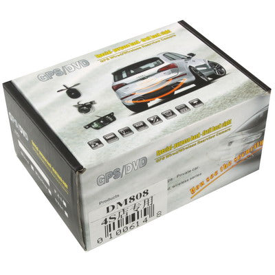 2 LED IR Infrared Waterproof Night Vision Rear View Camera for Car GPS, Wide viewing angle: 120 degree (DM808)(Black)