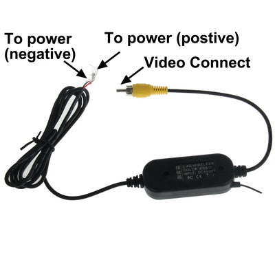 Waterproof Wireless Butterfly DVD Rear View Camera With Scaleplate , Support Installed in Car DVD Navigator or Car Monitor , Wide Viewing Angle: 170 degree (WX003)(Black)