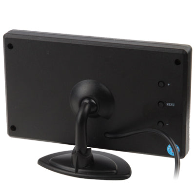 4.3 inch Car Rearview LCD Monitor with Stand, 2 Channels AV Input(Black)
