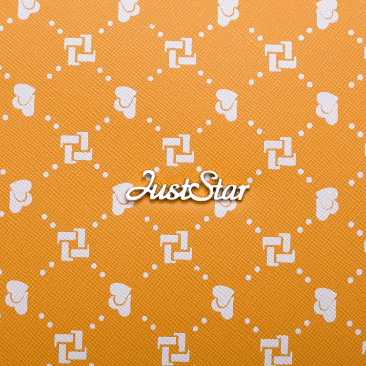 Just Star Fashion Elegant PU Leather Shoulder Bag Combination Set(Orange)