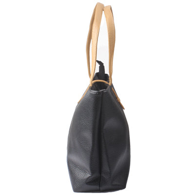 Retro Streets Style Temperament Female PU Leather Bag with Small Wallet(Black)