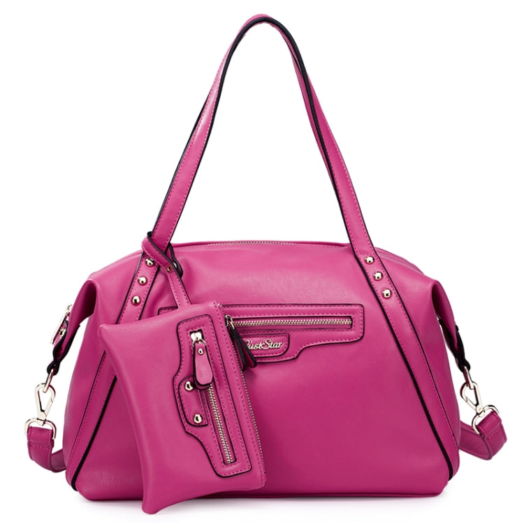 Stylish PU Leather Dual-use Bag with Small Bag