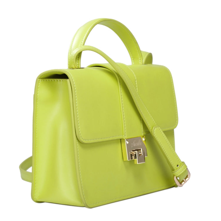 Retro Postman Style PU Leather Handbag / Messenger Bag (Green)