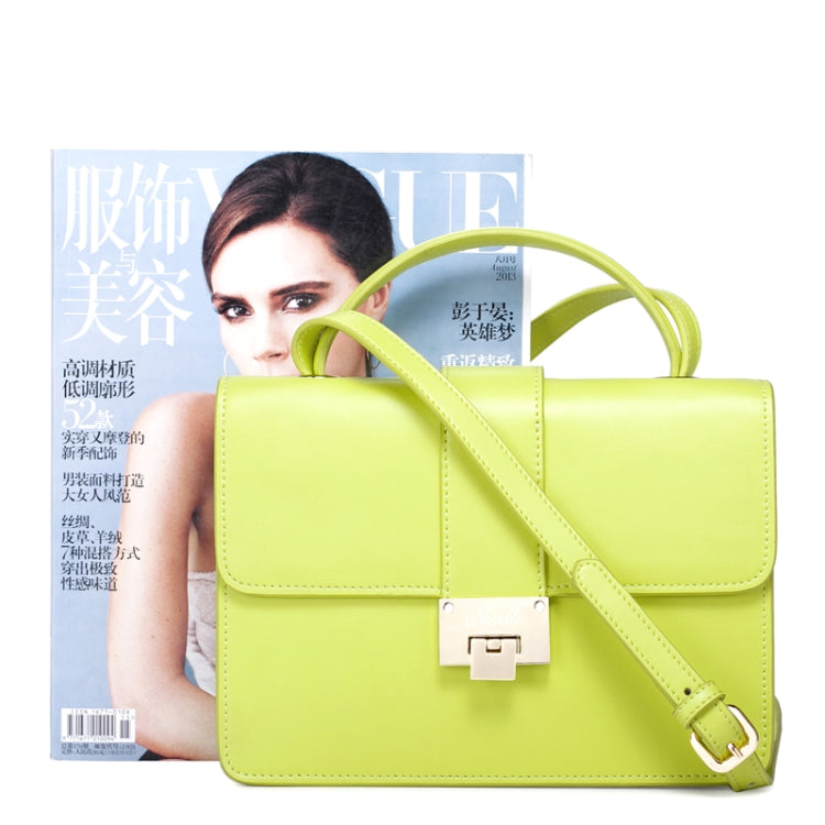Retro Postman Style PU Leather Handbag / Messenger Bag (Green)