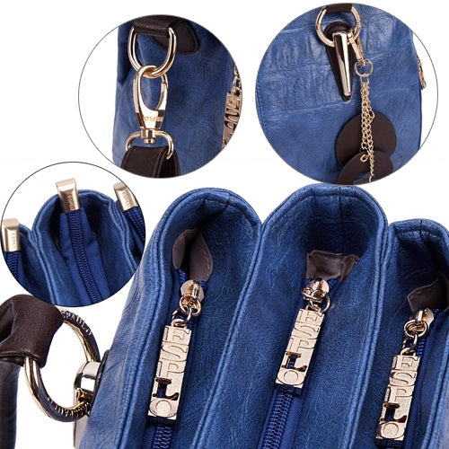 EASSPAULO Fashion Western Style Messenger Bag / Handbags(Blue)