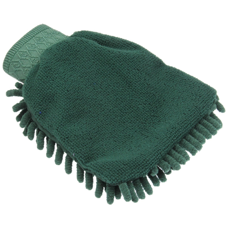 Chenille Fiber Car Cleaning Glove (Random Color Delivery)