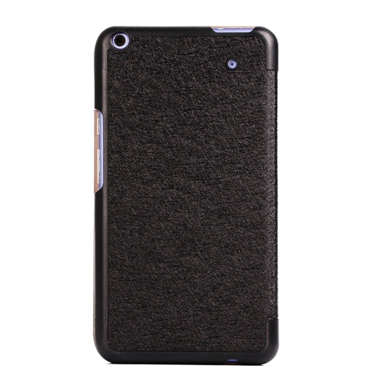 Silk Texture Leather Case with 3-folding Holder for Acer Iconia Talk S / A1-724