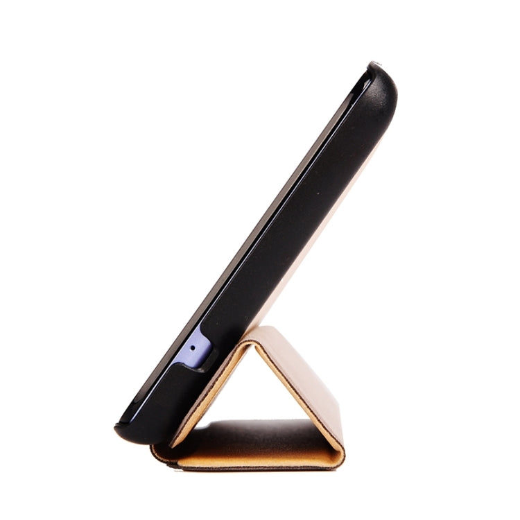 Silk Texture Leather Case with 3-folding Holder for Acer Iconia Talk S / A1-724