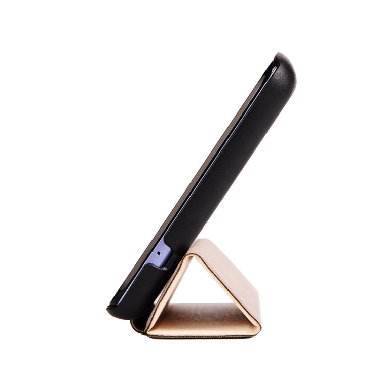 Silk Texture Leather Case with 3-folding Holder for Acer Iconia Talk S / A1-724