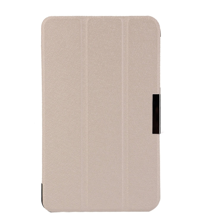 Silk Texture Leather Case with 3-folding Holder for Acer Iconia One 7 / B1-750