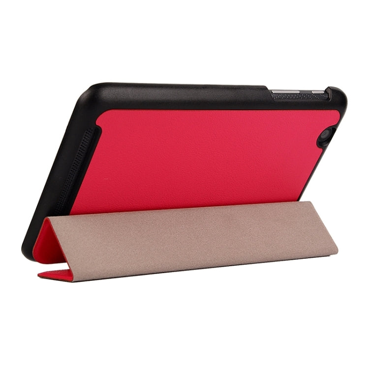 Crazy Horse Texture Leather Case with 3-folding Holder for Acer Iconia One 7 B1-750