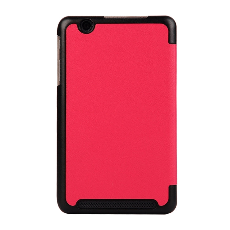 Crazy Horse Texture Leather Case with 3-folding Holder for Acer Iconia One 7 B1-750