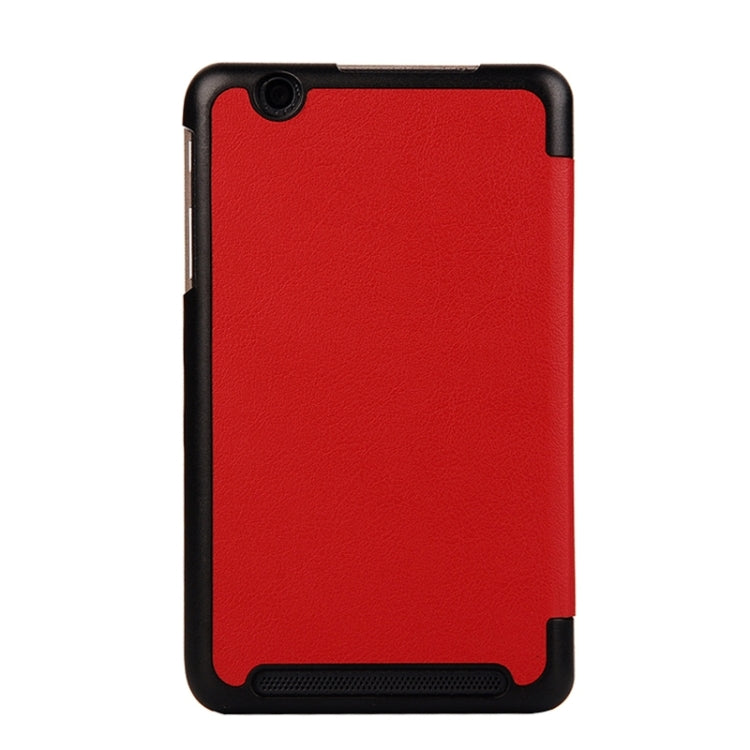 Crazy Horse Texture Leather Case with 3-folding Holder for Acer Iconia One 7 B1-750