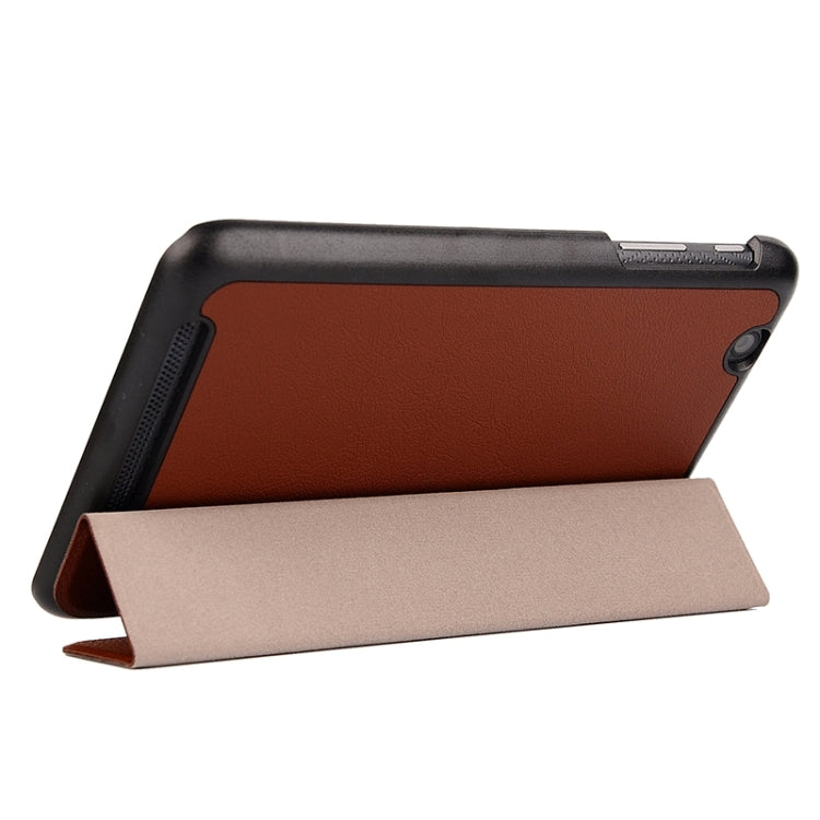 Crazy Horse Texture Leather Case with 3-folding Holder for Acer Iconia One 7 B1-750